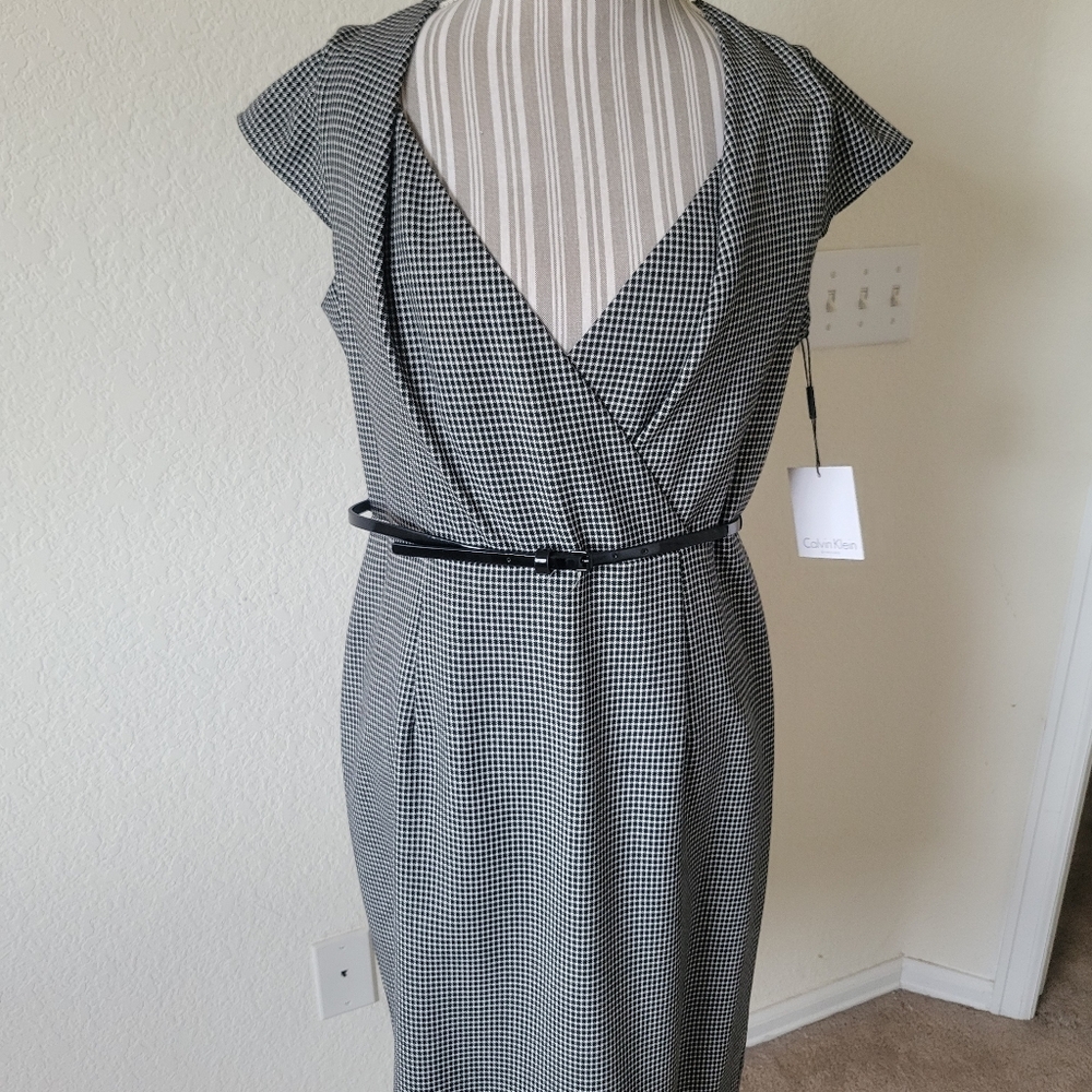 Calvin Klein Plaid Dress